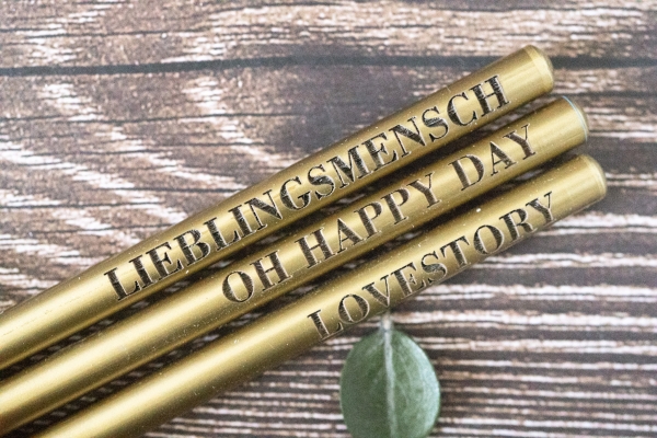 Bleistift Lieblingsmensch / Lovestory / Oh Happy Day